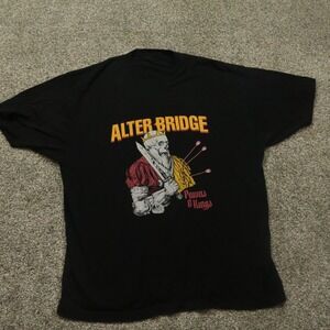 Alter Bridge Pawns & Kings 2023 Tour‎ Dates Black Band Tee T Shirt